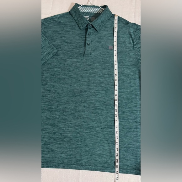 Three Sixty Six Men’s Golf Polo Shirt Performance Quick Dry Green Size 2XL - Picture 7 of 11